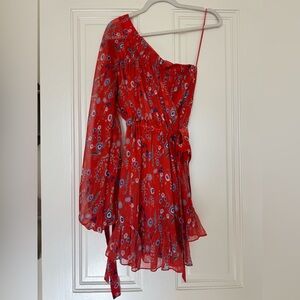 ALEXIS One Shoulder Mini Dress